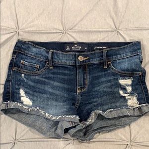 Hollister Denim “low rise short short”